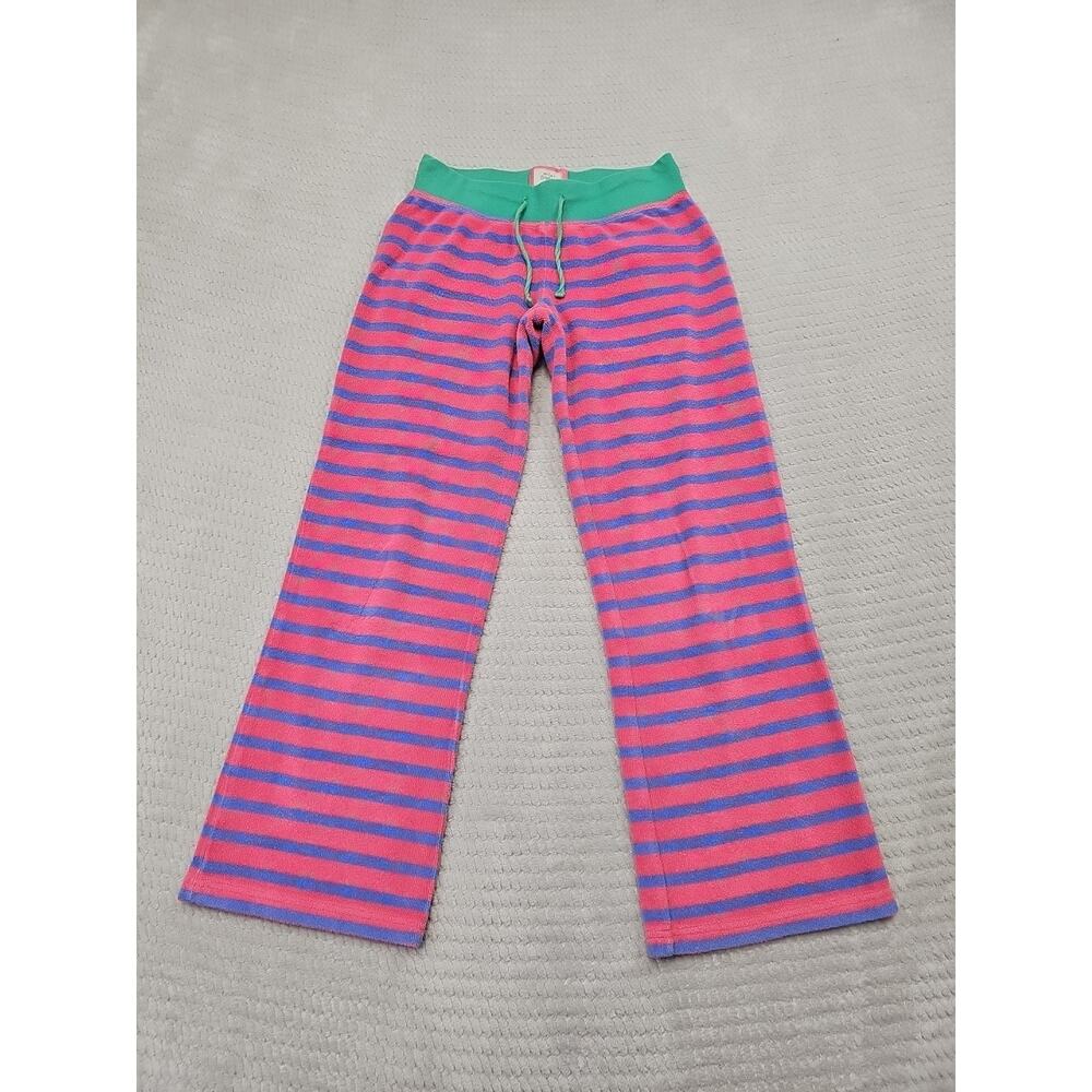 Mini Boden Pants Girls 11 Years Terry Cloth Striped Comfy Casual Preppy